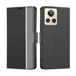 For Realme GT2 Explorer Master Twill Texture Side Button Leather Phone Case(Black)