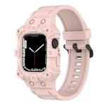 Integrated Silicone Watch Band For Apple Watch Series 8&7 41mm / SE 2&6&SE&5&4 40mm / 3&2&1 38mm(Pink)
