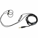 CVJ-V1 1.25m Oxygen-free Copper Silver Plated Upgrade Cable For 0.78mm Earphones, With Mic