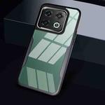 For OnePlus 10 Pro Transparent Acrylic + TPU Phone Case(Black)