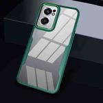 For OnePlus Nord CE 2 5G Transparent Acrylic + TPU Phone Case(Green)