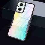 For OPPO Reno7 Z / OnePlus N20 Transparent Acrylic + TPU Phone Case(Black)