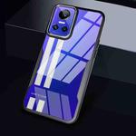 For Realme GT Neo3 Transparent Acrylic + TPU Phone Case(Black)