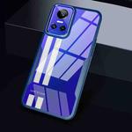For Realme GT Neo3 Transparent Acrylic + TPU Phone Case(Blue)