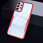 For Samsung Galaxy A53 Transparent Acrylic + TPU Phone Case(Red)
