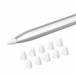 10 in 1 / Set Silicone Nib Cap For Huawei Pencil(White)