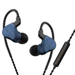 CVJ Mirror Hybrid Technology HiFi Music Wired Earphone With Mic(Blue)