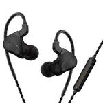 CVJ Mirror Hybrid Technology HiFi Music Wired Earphone With Mic(Black)