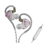 CVJ Hybrid Technology HiFi Music Wired Earphone With Mic(Rosy)