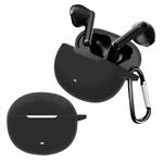 For Edifier Xemal X2 / N2 Pods / Q2 Pure Color Wireless Bluetooth Earphone Silicone Case(Black)