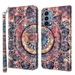 For OnePlus Nord N200 5G 3D Painted Leather Phone Case(Color Mandala)