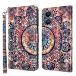 For OPPO A96 5G / Reno7 Z 3D Painted Leather Phone Case(Color Mandala)