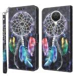 For Nokia G20 / G10 / 6.3 3D Painted Leather Phone Case(Colorful Dreamcatcher)