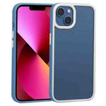 For iPhone 14 Two-color Shield TPU + PC Phone Case (Royal Blue)