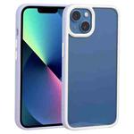 For iPhone 14 Plus Two-color Shield TPU + PC Phone Case (Purple)