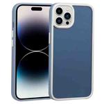 For iPhone 14 Pro Two-color Shield TPU + PC Phone Case(Light Blue)