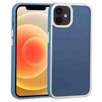 For iPhone 12 Two-color Shield TPU + PC Phone Case(Royal Blue)