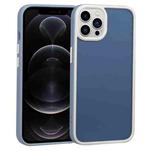 For iPhone 12 Pro Two-color Shield TPU + PC Phone Case(Light Blue)