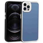 For iPhone 12 Pro Two-color Shield TPU + PC Phone Case(Black)