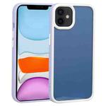 For iPhone 11 Two-color Shield TPU + PC Phone Case (Purple)