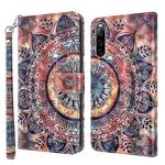 For Sony Xperia 10 IV 3D Painted Leather Phone Case(Color Mandala)