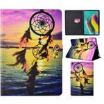 For Samsung Galaxy Tab S6 Lite Voltage Coloured Drawing Smart Leather Tablet Case(Dreamcatcher)