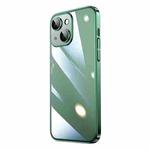 For iPhone 14 Electroplating Airbag Shockproof PC Phone Case (Green)