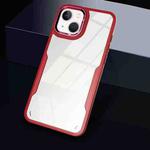 For iPhone 14 Transparent Acrylic + TPU Phone Case (Red)
