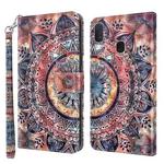 For Samsung Galaxy A10e / A20e 3D Painted Leather Phone Case(Colorful Mandala)