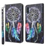 For Samsung Galaxy A30s / A50s / A50 3D Painted Leather Phone Case(Colorful Dreamcatcher)