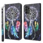For Samsung Galaxy A13 5G / 4G 3D Painted Leather Phone Case(Colorful Dreamcatcher)