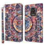 For Xiaomi Redmi Note 9 Pro / Note 9 Pro Max 3D Painted Leather Phone Case(Colorful Mandala)