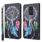 For Xiaomi Redmi Note 9 / 10X 4G 3D Painted Leather Phone Case(Colorful Dreamcatcher)