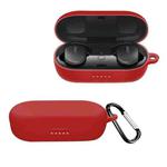 For BOSE Sport Earbuds Pure Color Bluetooth Earphone Silicone Protective Case(Red)