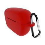 For FIIL CC Pro Pure Color Bluetooth Earphone Silicone Protective Case(Red)