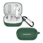 For MEIZU Meilan Blus Pure Color Bluetooth Earphone Soft Silicone Protective Case With Hook(Green)