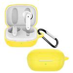 For MEIZU Meilan Blus Pure Color Bluetooth Earphone Soft Silicone Protective Case With Hook(Yellow)