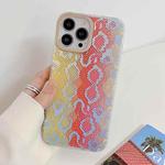 Python Texture Dual-side Laminating Phone Case For iPhone 14 Pro Max(Autumn)