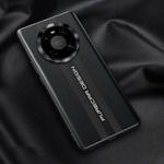 For Huawei Mate 40 / Mate 40E Carbon Fiber Texture Plain Leather Phone Case(Black)
