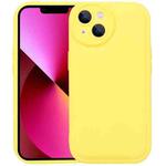For iPhone 14 Liquid Airbag Decompression Phone Case (Lemon Yellow)