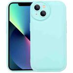 For iPhone 14 Plus Liquid Airbag Decompression Phone Case (Light Cyan)