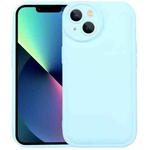 For iPhone 14 Plus Liquid Airbag Decompression Phone Case (Light Blue)