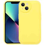 For iPhone 14 Plus Liquid Airbag Decompression Phone Case (Lemon Yellow)