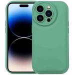 For iPhone 14 Pro Liquid Airbag Decompression Phone Case(Retro Green)