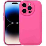 For iPhone 14 Pro Liquid Airbag Decompression Phone Case(Light Rose Red)