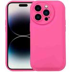 For iPhone 14 Pro Max Liquid Airbag Decompression Phone Case (Light Rose Red)