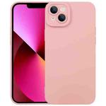 For iPhone 14 Liquid Silicone Full Coverage Phone Case (Pink)