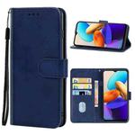 For vivo Y22s / Y22 / Y35 Leather Phone Case(Blue)