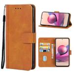 For Xiaomi Redmi Note 11 SE India Leather Phone Case(Brown)