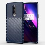 For OnePlus 8 Thunderbolt Shockproof TPU Soft Case(Dark Blue)